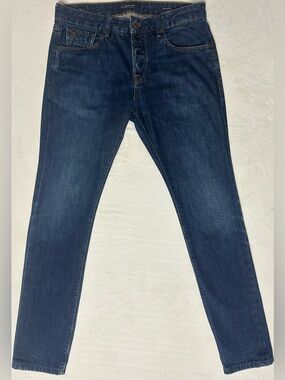 Scotch & Soda Ralston Slim Straight Jeans 32x34 Dark Wash Denim